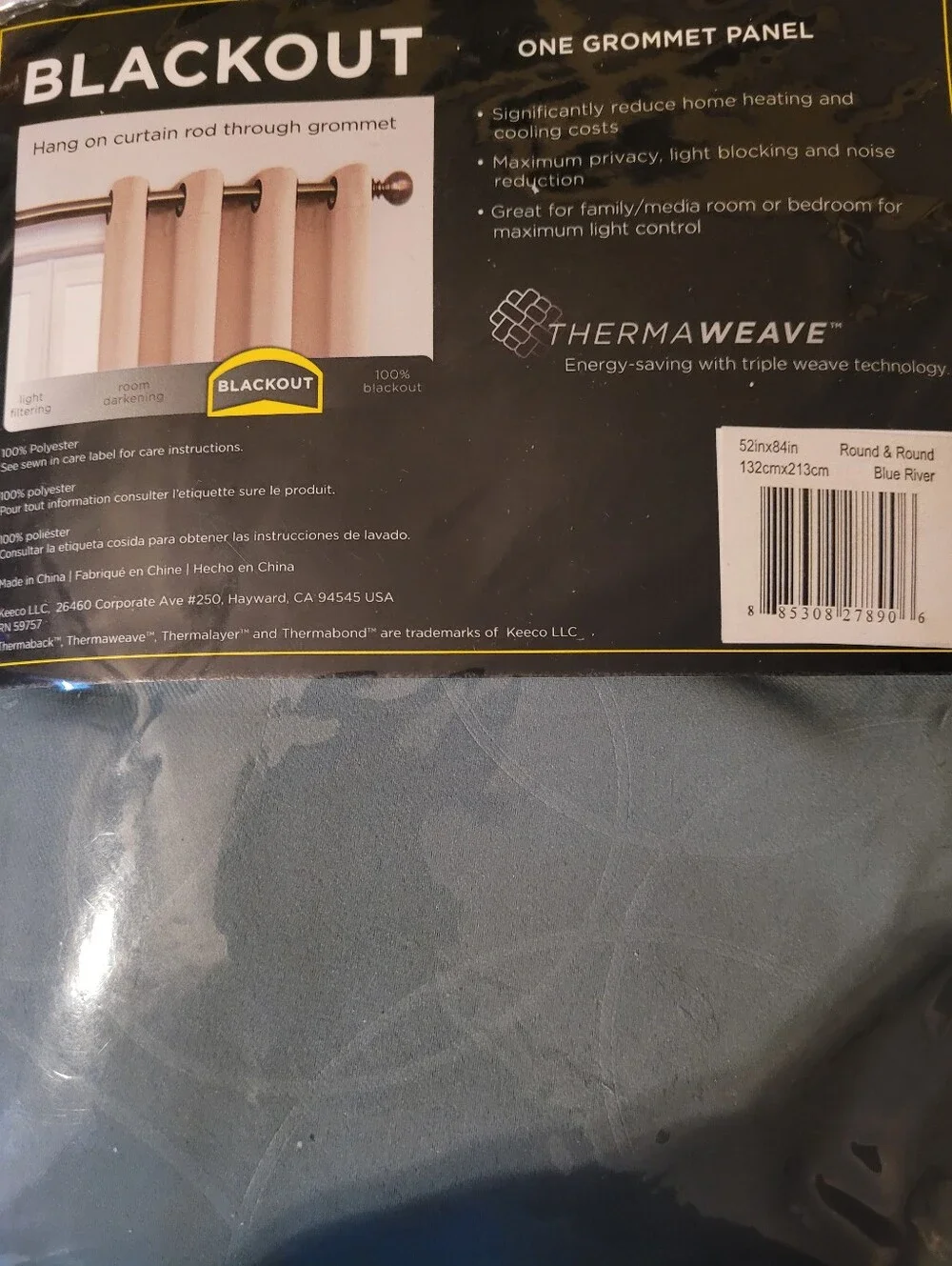 Eclipse Blackout One Grommet Panel Nwt 52x84